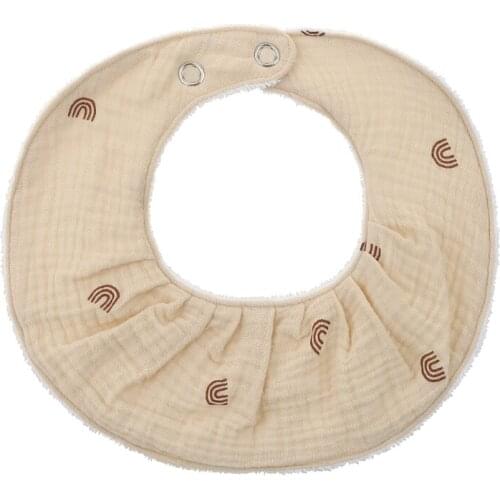 Baby Feeding Drool Bib Collar Decoration Saliva Towel Cotton Scarf Burp Cloth H055