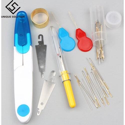 Sewing Seam Ripper Thread Seam Remover Stitch Unpicker Thread Cutter Tool with Trimming Scissors DIY Quilting Sewing Tools