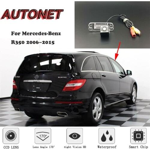 AUTONET Backup Rear View camera For Mercedes-Benz R350 2006 2007 2008 2009 2012 2013 2014 2015 Night Vision license plate camera