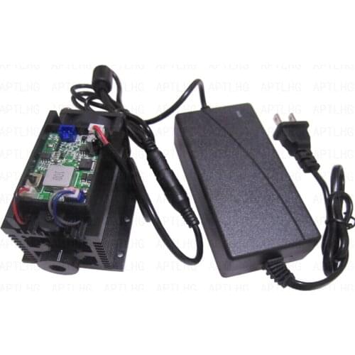 Laser Module 15W 15000mW Blue Laser head Powerful High Power TTL/PWM Analog Adjustable Focus DIY Laser engraver machine Cutting