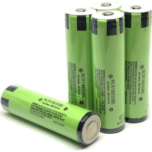 Panasonic Protected 18650 Battery NCR18650BE 3.7V 3200mah 18650 Lithium Rechargeable Batteries with PCB For Flashlights