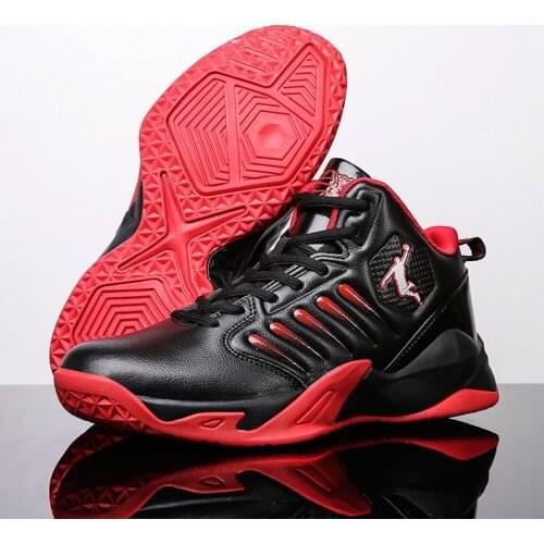 Brand PU Breathable Basketball Shoes Men Rubber Platform Wear-Resistant Non-Slip Basket Sport Homme Mens Sneakers Size 36-46