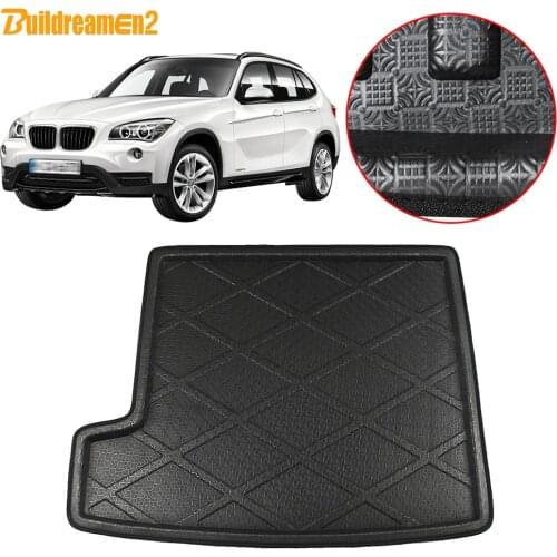 Buildreamen2 For BMW X1 E84 Car Rear Cargo Trunk Mat Tray Boot Liner Floor Carpet Protector Pad 2010 2011 2012 2013 2014 2015