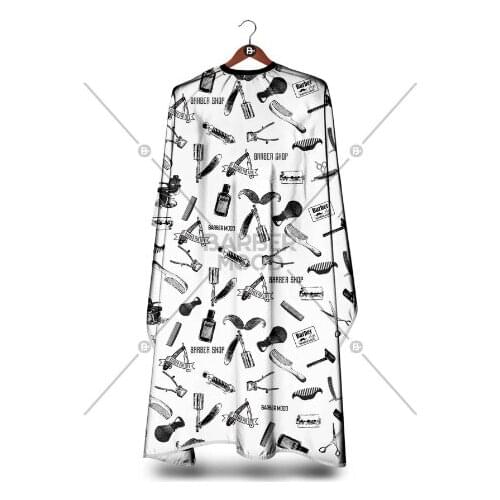 Pasha Penuar Hair Salon Barber Haircut Clothes, Fashion Hair Cutting Stylish Gown Cape, Hairdresser Cape