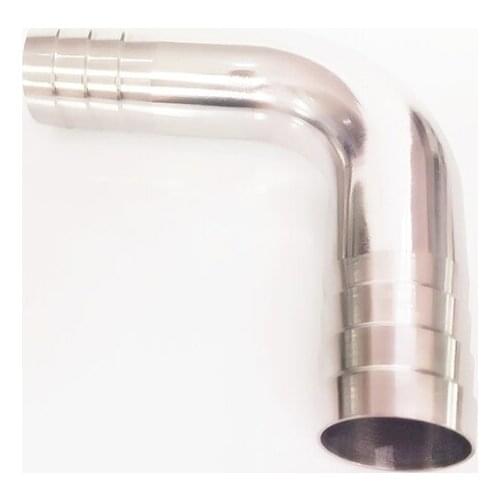 2-1/4" 57mm OD Hose Barb 304 Stainless Steel Sanitary 90 Degree Elbow Pipe Fitting For Home Brew Homebrew Beer Brewing