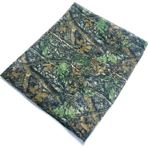 150cm width Forest Camouflage Cloth Jungle Camo Fabric Raw Material for Ghillie Suits Hunting Clothes Wrap Accessory