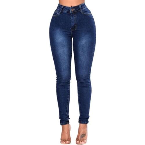 Skinny Jeans Women Denim Pants Stretchy Women Clothing High Waist Pants Women Casual Jeans Black Long Trousers Female Jeans