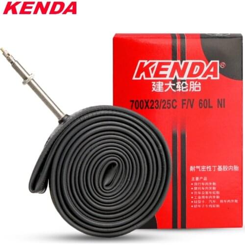 2Packs Kenda Bike Tube 700C Presta Schrader Valve Race Road Bicycle Tubes Cycling Inner Tubes Bicycle Tire Tyre 48/60/80 MM