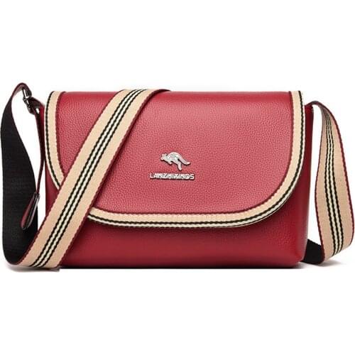 Vintage Sac Female Purses Bag High Quality Leather Womens Designer Handbags Adjustable Shoulder Strap Shoulder Messenger Bags