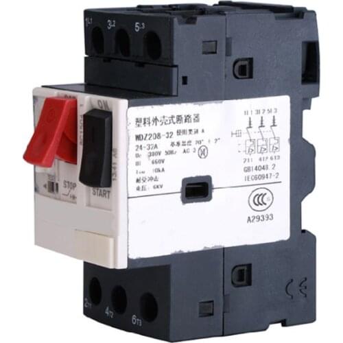 GV2ME Series Motor Protector Circuit Breaker Push Button Thermal Magnetic Start QW