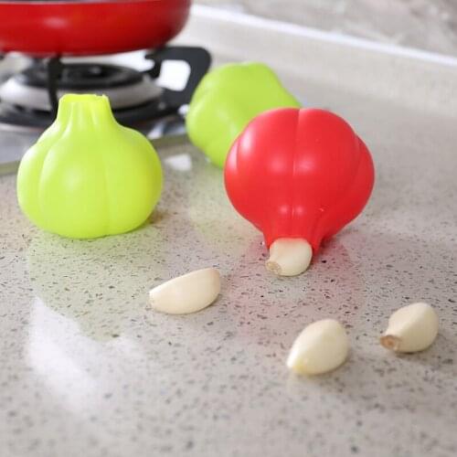 1PCS Kitchen Garlic Peeler Creative Silicone Garlic Peeler Practical Utility Garlic Stripper Tube Peeling Garlic Vegetable Tools