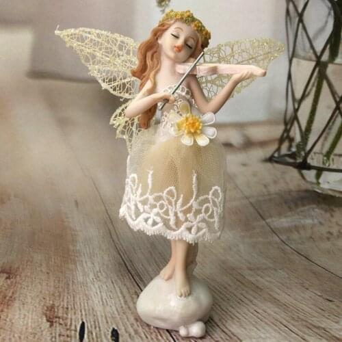 17cm kawaii figurines Action Figure female Collectible model Resin angel Ornaments Crafts lovely gifts Toys desk cake Deco