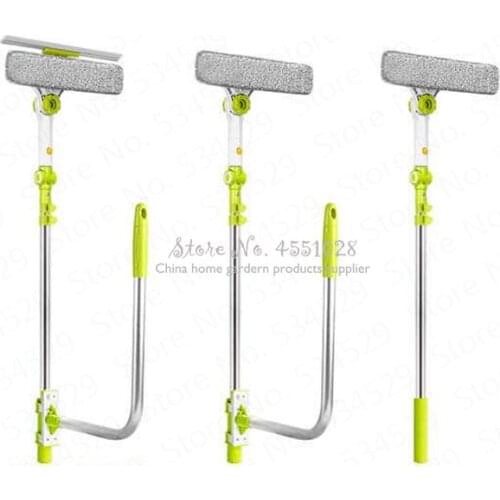 2018 Cheap Telescopic High-rise Window Cleaning Glass Cleaner Brush Upgraded for Washing Window Dust Brush Clean Windows Hobot