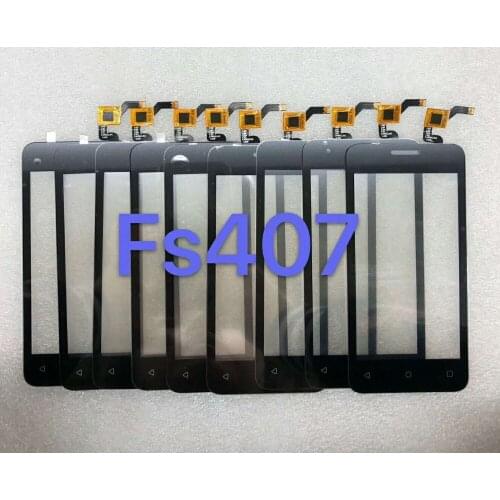 4.0 inch For Fly FS407 Touch Screen Digitizer Panel Front Outer Front Glass Lens Sensor For Stratus 6 FS407