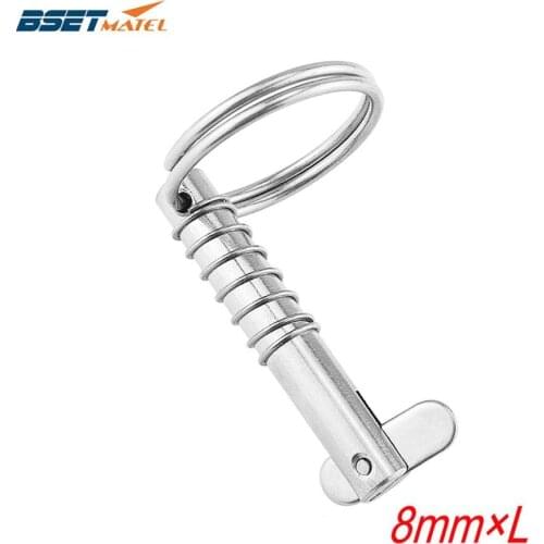 8mm BSET MATEL Marine Grade 316 Stainless Steel Quick Release Pin for Boat Bimini Top Deck Hinge Marine hardware Boat