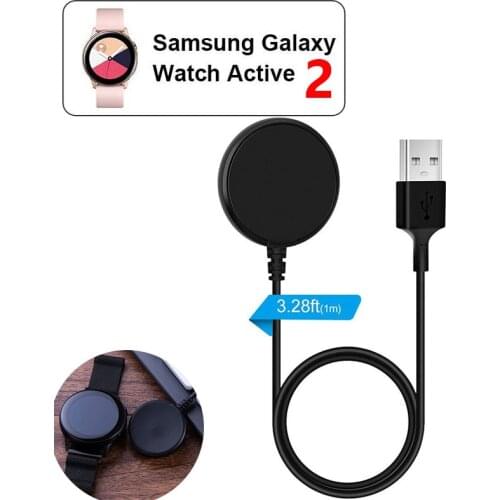 Fast Watch Charging Power Source Charger For Active2 Samsung Galaxy Watch 40mm 44mm Portable Wireless Watch Charger