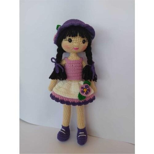 Violet Amigurumi Organic Stuffed High Quality Baby Toys