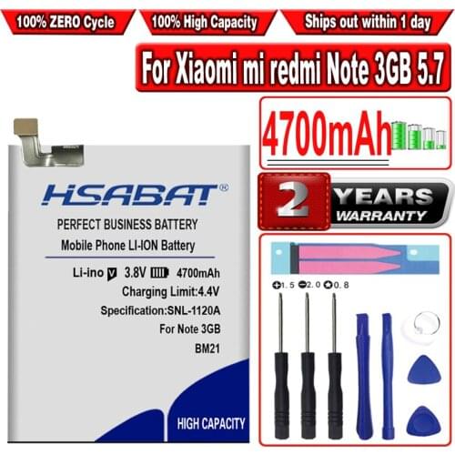 HSABAT Xiaomi Mi Note Phone Batteries