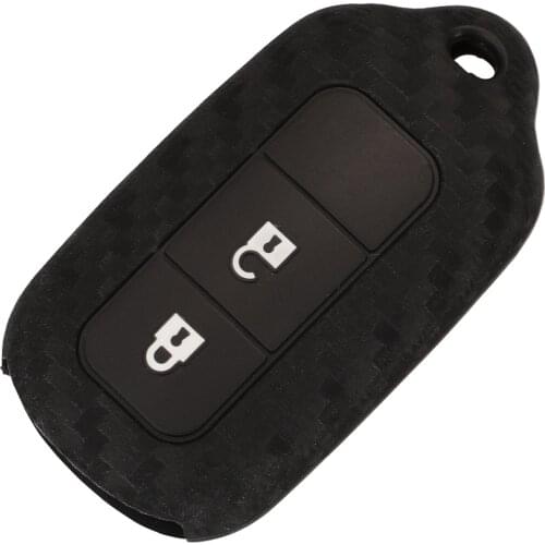 Kutery 10pcs 2 Buttons Remote Car Key Case Silicone Protect Shell For Toyota Verso Highlander Camry YARiS L X 2015