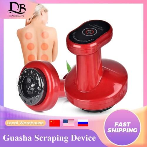 New Electric Cupping Massager Vacuum Suction Cups EMS Ventosas Anti Cellulite Magnet Therapy Guasha Scraping Fat Burner Slimming