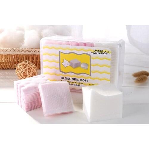 Disposable Portable Non-woven Cotton 350 Sheets Cotton Pads Cosmetic Facial Makeup Remover Cleansing Wipes