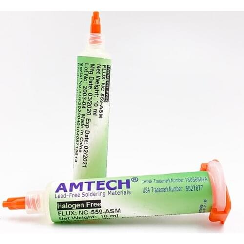 AMTECH NC-559-ASM BGA PCB No-Clean Solder Paste Welding Advanced Oil Flux Grease 10cc Soldering Repair PasteSoldering Repair