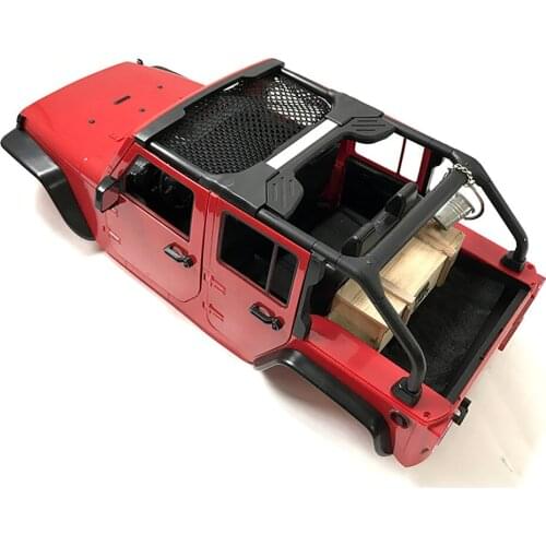 313mm Wheelbase Body Shell Roll Bar for 1/10 Axial SCX10 90046 Wrangler Convertible Body Shell RC Car Parts