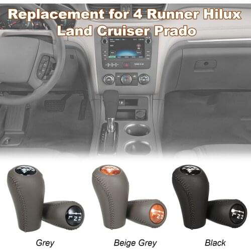 Car S-hift Knob 5 Speed Manual Transmission S-hifter Knob for Toyota Land Cruiser Prado 4Runner/Hilux 33504-20120-C0