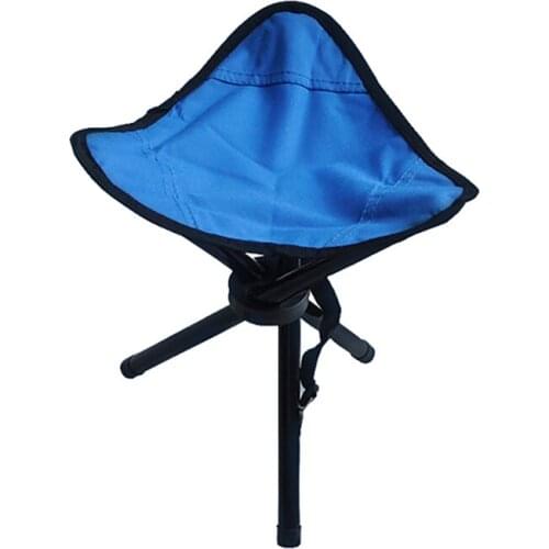 Camping Fishing Tripod Beach Chair Folding Outdoor Stool Travel Tri-Leg Stool Ultralight Chair Seat Hiking Mountaineering Pinic
