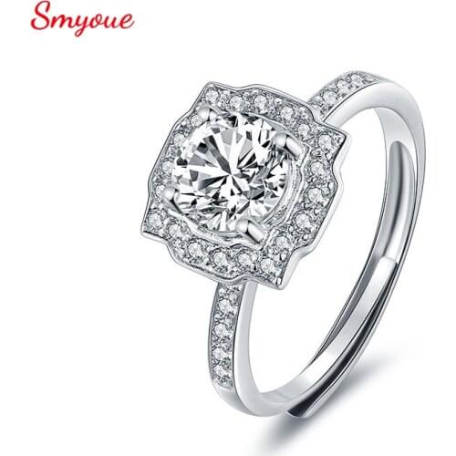 SMYOUE Women's Silver Rings