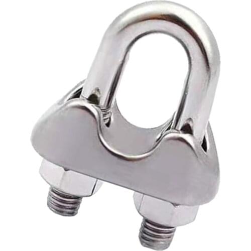 20mm Wire Rope Clamp U-type Wire Clamp Made Of 304 Stainless Steel, Corrosion Resistant