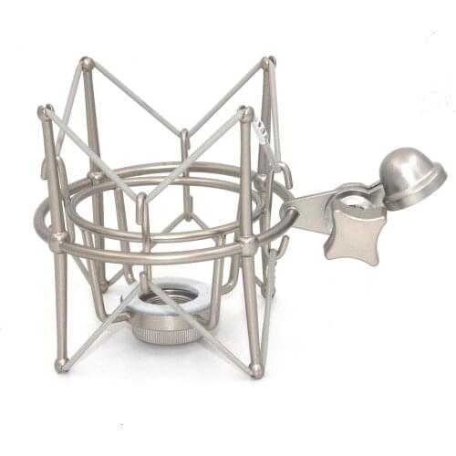 Wms-1 Black Universal Microphone Shock Mount for B-Spark Mic, Atr2500-usb,Metal Construction with Stand Arm Adapter
