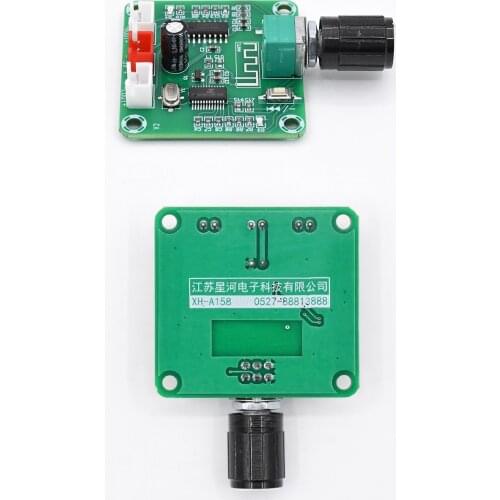 XH-A158 ultra clear Bluetooth 5.0 power amplifier board pam8403 small power DIY wireless speaker amplifier board 5W*2