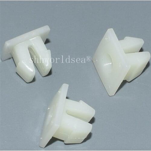 Shhworldsea 100PCS front bumper nylon nut For 2002-On For Toyota Auto Clips And Fasteners Plastic Fastener clips Screw For Car