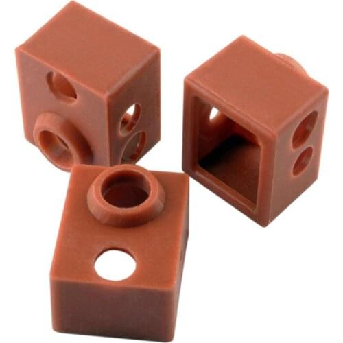 3 PCS x Thermal Protection Silicone Sock for V6 3D printer Extruder Hotend