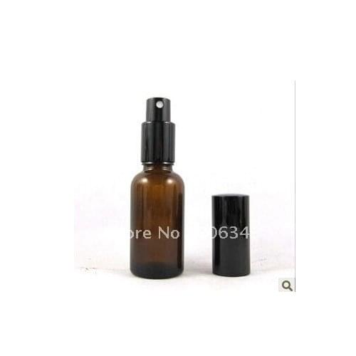 30ml brown essential oil glass bottle with spray head can used for perfume bottle