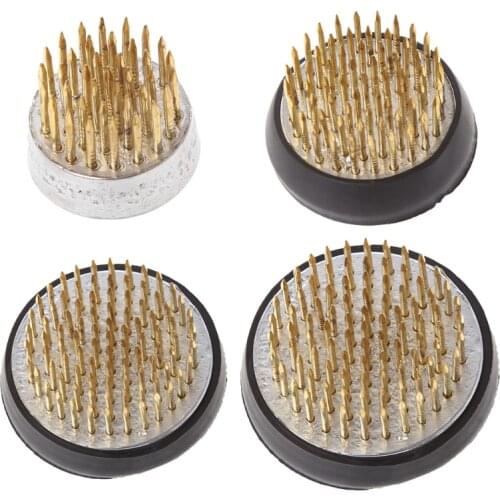 55KF Round Ikebana Kenzan Flower Frog With Rubber Gasket Art Fixed Arranging Tools