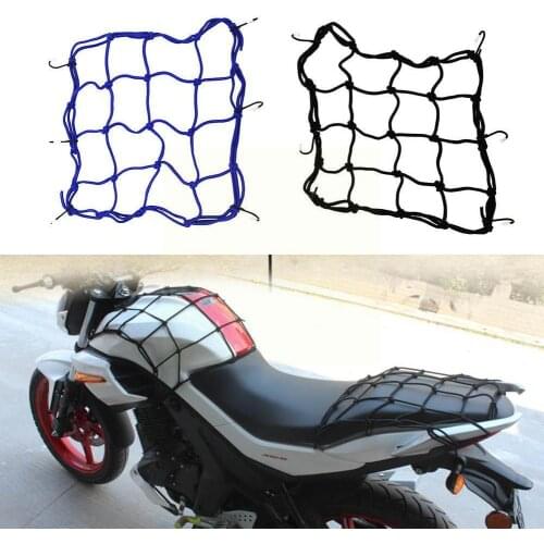 Elasticated Bungee Cargo Luggage Package Net With 6 Motorcycle Bicycle Helmet Net New Bag Cargo Hooks Basket Bike For Rear B2G1
