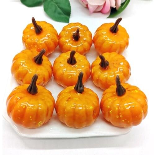 Halloween Artificial Pumpkin Foam Mini Halloween Party Decor Home Garden Simulation Artificial Vegetables Fruit Decoration