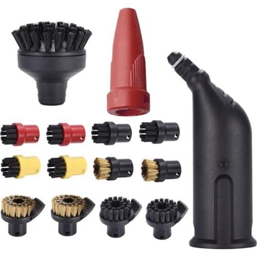 Steam Cleaner Extension Nozzle Head Round Brushes Brush Kits for Karcher SC Series SC1 SC2 SC3 SC4 SC5 Part Accessories