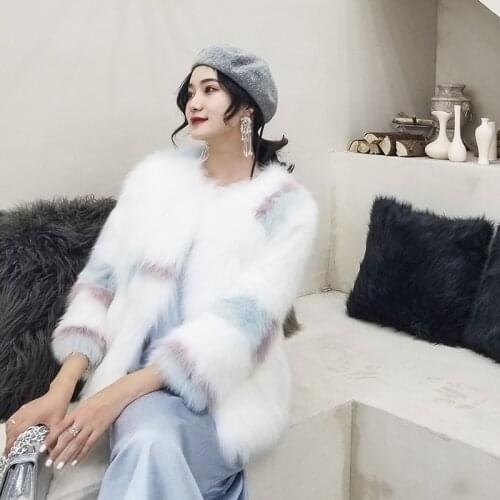 Autumn Winter Jacket Real Fox Coat Women Clothes Natural Fur Overcoat Korean Short Jackets Chaqueta Mujer MY1012