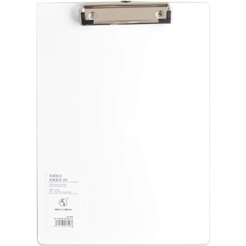 D5QC Simple A4 A5 Notepad Memo Pad Board Clip Loose-leaf Notebook File Writing Clamps Office School Supplies