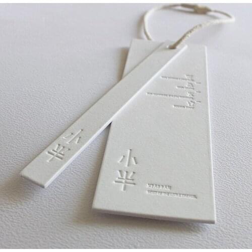 Handmade hang tag kraft paper thank you gift tag label for wedding/candy/baby gift products tagging package dp18001