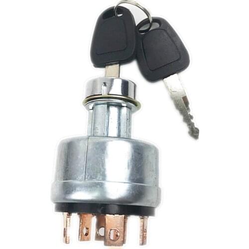 Free shipping excavator parts for Doosan Daewoo 55/60/150/215/220/225/300-7-9 ignition switch starter electric door lock