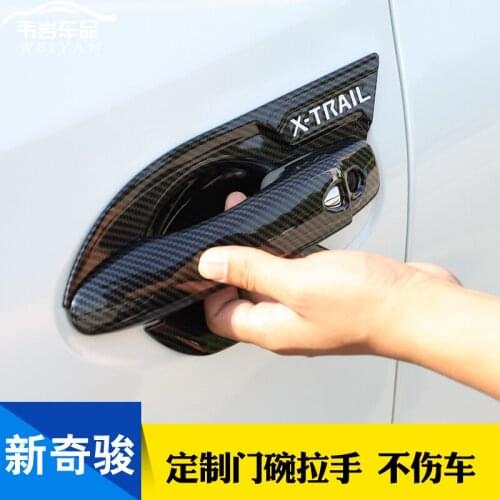 Car-styling for 2014-2020 Nissan X-Trail Rogue T32 ABS car Door Handle Bowl Door Protective covering Cover Trim