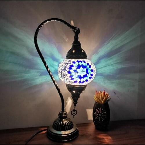 Hand-decorated LED desk lamp bar small desk lamp hotel bedroom creative small night lamp