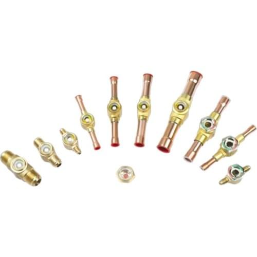 Indicates System 1/4 Thread Connection Cooling Sight Glass Moisture Indicator Helps Gauge Refrigeration