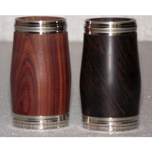 2 pieces Bb clarinet wood barrel Ebony and Rosewood 55mm Buffet size