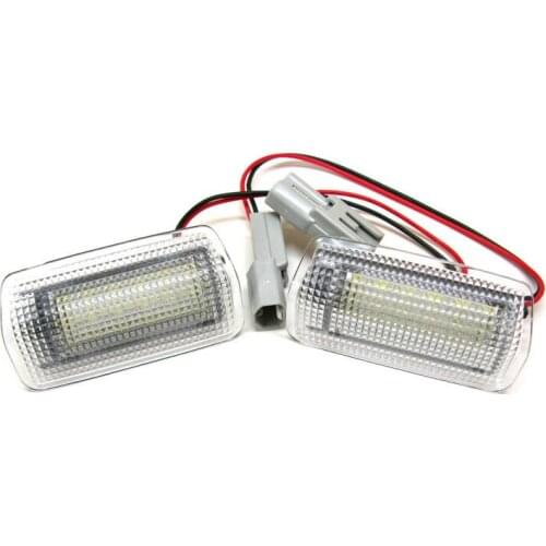 2pcs Super bright 6000K white car LED Door Courtesy Light for TOYOTA Wish Prius Camry alphard Isis estima For Lexus IS250 RX350