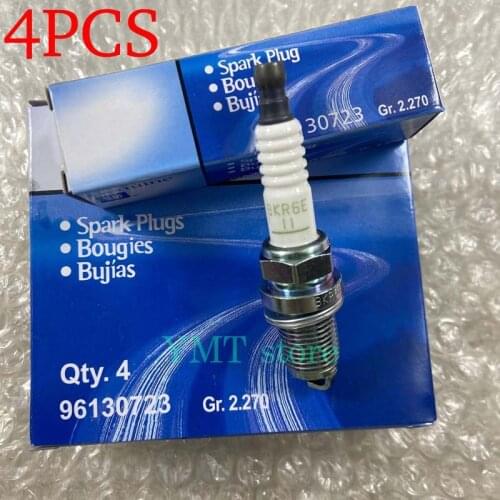 4PCS Iridium Spark Plug NO: 96130723 BKR6E11 For Buick Excelle 1.6L Daewoo Chevrolet Aveo Pontiac